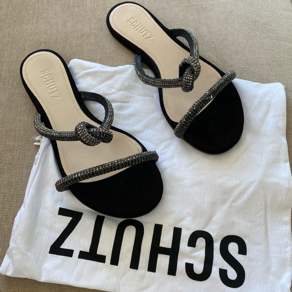 Brand New Shutz  black woman shoes 7